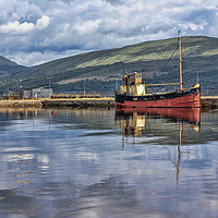Buy canvas prints of Vital Spark Inveraray by Valerie Paterson