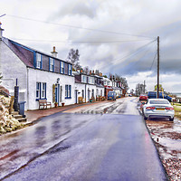 Buy canvas prints of Corrie on Arran by Valerie Paterson