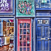 Buy canvas prints of Smallest Pub in Dublin by Valerie Paterson
