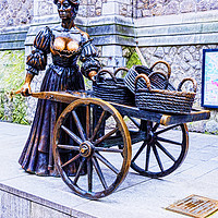 Buy canvas prints of Molly Malone Dublin by Valerie Paterson