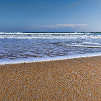Buy canvas prints of Alicante Sandy Beach by Valerie Paterson