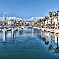 Buy canvas prints of Alicante Marina  by Valerie Paterson