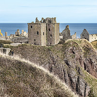 Buy canvas prints of Dunnottar Castle by Valerie Paterson