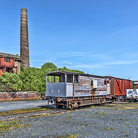 Buy canvas prints of Old Train Carriages by Valerie Paterson