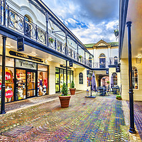 Buy canvas prints of Carlisle Arcade by Valerie Paterson
