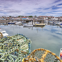 Buy canvas prints of Anstruther Harbour by Valerie Paterson