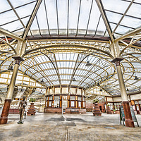 Buy canvas prints of Wemyss Bay Train Station by Valerie Paterson