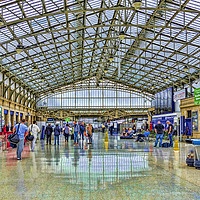 Buy canvas prints of Aberdeen Train Station  by Valerie Paterson