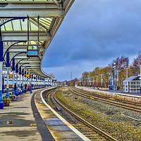 Buy canvas prints of Kilmarnock Train Station by Valerie Paterson