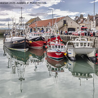 Buy canvas prints of Pittenweem Harbour by Valerie Paterson