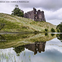 Buy canvas prints of Morton Castle by Valerie Paterson