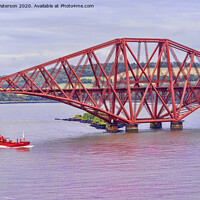Buy canvas prints of The Forth Bridge by Valerie Paterson