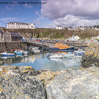 Buy canvas prints of Portpatrick Harbour by Valerie Paterson