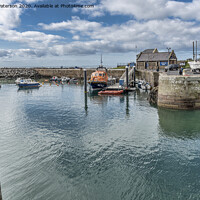 Buy canvas prints of Portpatrick Fishing Town by Valerie Paterson