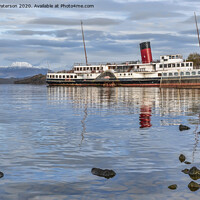 Buy canvas prints of Loch Lomond's Maid of the Loch by Valerie Paterson