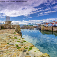 Buy canvas prints of Pittenweem Harbour Mouth by Valerie Paterson