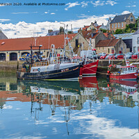 Buy canvas prints of Pittenweem Boats by Valerie Paterson
