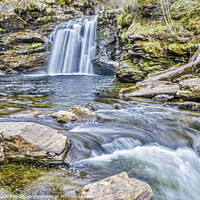 Buy canvas prints of Falls of Falloch by Valerie Paterson