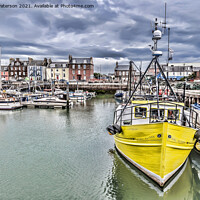 Buy canvas prints of Arbroath Fishing Boats by Valerie Paterson