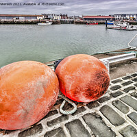 Buy canvas prints of Arbroath Buoys by Valerie Paterson