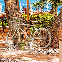 Buy canvas prints of Silver Cycle by Valerie Paterson
