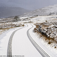 Buy canvas prints of Snow Tracks by Craig Brown