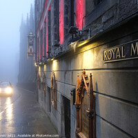 Buy canvas prints of Royal Mile Fog by Craig Brown