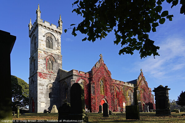 Liberton Kirk in Autumn Picture Board by Craig Brown
