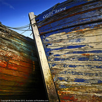 Buy canvas prints of Wrecked Wooden Boats by Craig Brown