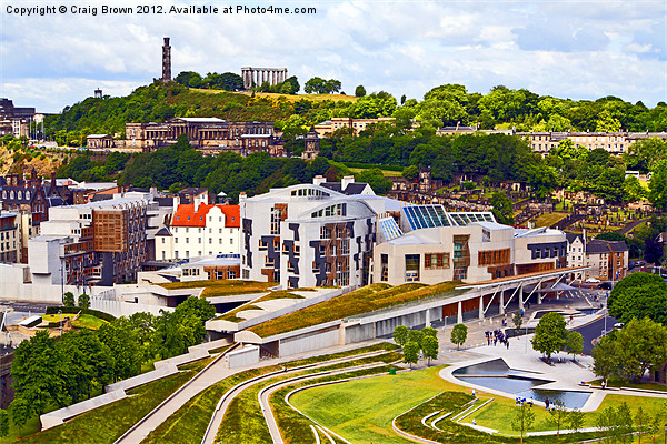Scottish Parliament Picture Board by Craig Brown