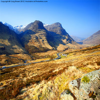 Buy canvas prints of Glencoe, Scotland by Craig Brown