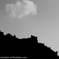 Buy canvas prints of Panoramic Edinburgh castle at Dusk by Craig Brown