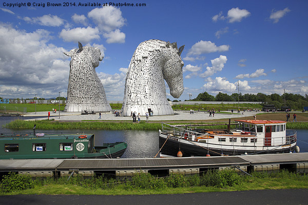 The Kelpies  Picture Board by Craig Brown