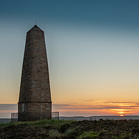 Buy canvas prints of Sunrise at Captain Cook's Monument by Gary Eason