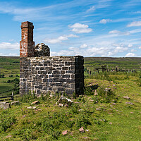 Buy canvas prints of Railway cottage ruins Rosedale by Gary Eason