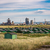 Buy canvas prints of Former Redcar Steelworks from South Gare by Gary Eason
