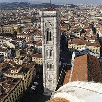 Buy canvas prints of Campanile, Florence by Gary Eason