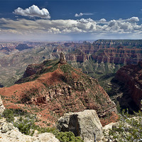 Buy canvas prints of Mount Hayden from Point Imperial, Grand Canyon by Gary Eason