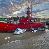 Buy canvas prints of Sea cadets lightship by Gary Eason