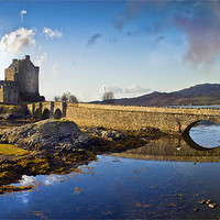 Buy canvas prints of Bridge to Eilean Donan by Gary Eason
