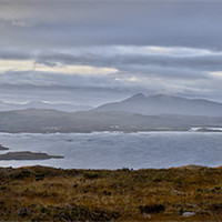 Buy canvas prints of Skye from Kishorn morning panorama by Gary Eason