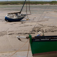 Buy canvas prints of Beached boats at Leigh-on-Sea by Gary Eason