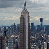 Buy canvas prints of Empire State Building portrait by Gary Eason