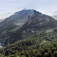 Buy canvas prints of Mallorca coast north from Torre Picada by Gary Eason