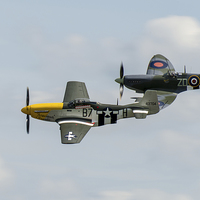 Buy canvas prints of D-Day duo by Gary Eason