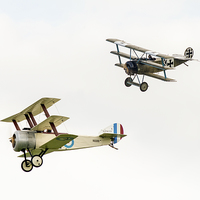 Buy canvas prints of First World War aerial dogfight by Gary Eason