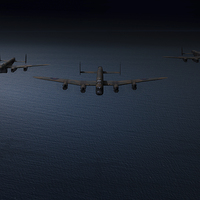 Buy canvas prints of Dambusters second flight by Gary Eason