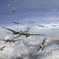 Buy canvas prints of Battle of Britain Day  by Gary Eason