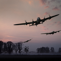 Buy canvas prints of Dambusters departing from Lincolnshire by Gary Eason