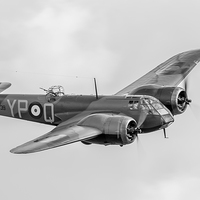 Buy canvas prints of Blenheim Mk I black and white version by Gary Eason